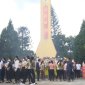 Lễ viếng nghĩa trang Liệt sỹ huyện nhân dịp kỷ niệm 75 năm ngày Thương binh liệt sĩ